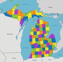 michigan map